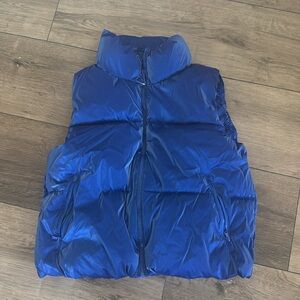Old Navy Vibrant Blue Quilted Vest